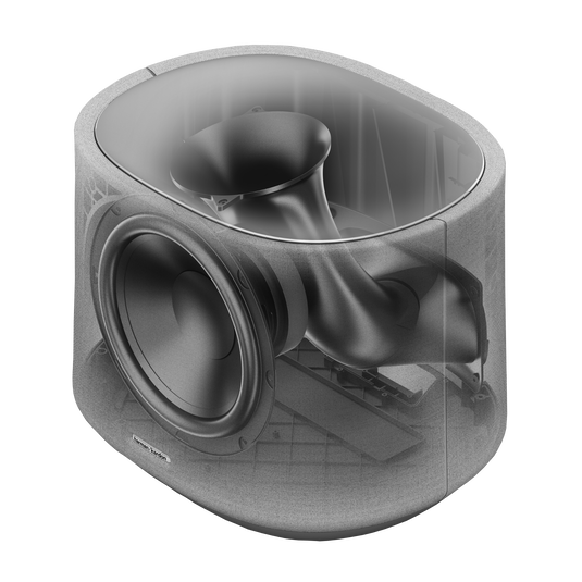 Harman Kardon Citation Sub - Grey - Thundering bass for movies and music - Detailshot 4 image number null